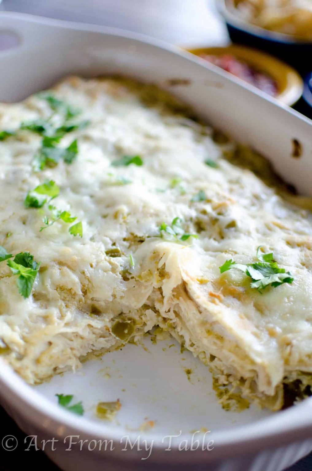 Carnitas Casserole Verde | Art From My Table