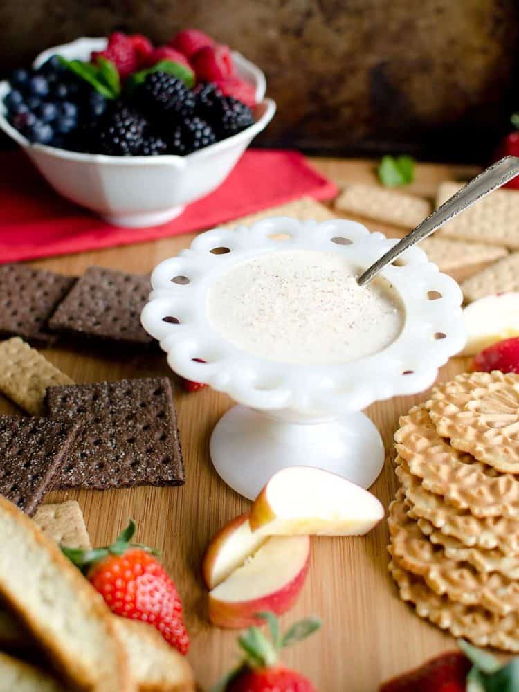 Eggnog Dip {perfect party appetizer for the holiday season}