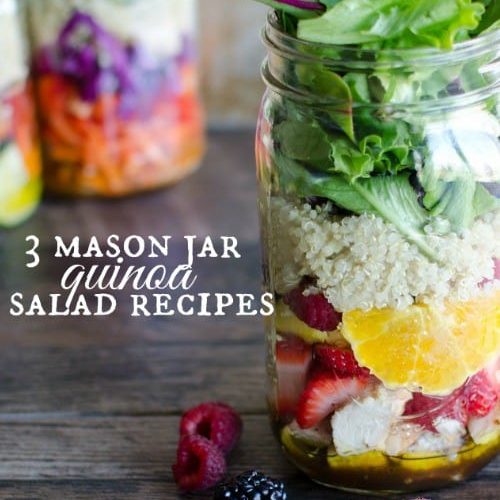 Mason Jar Grinder Salad - Healthy Mama Kris