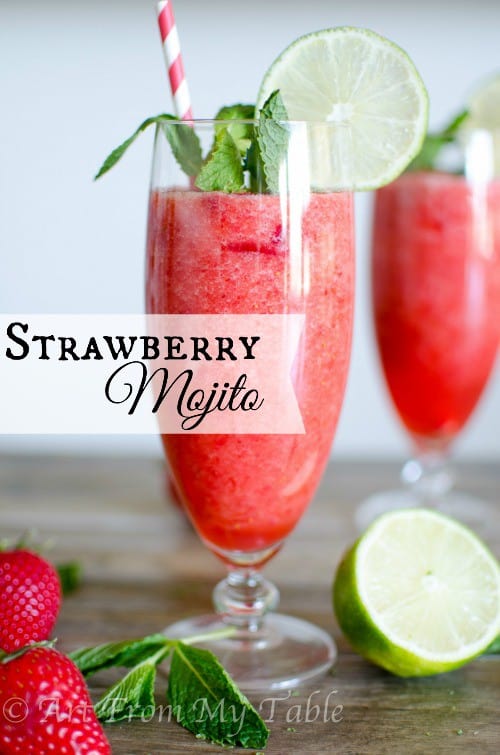 Strawberry Mojito Mocktail | Art From My Table