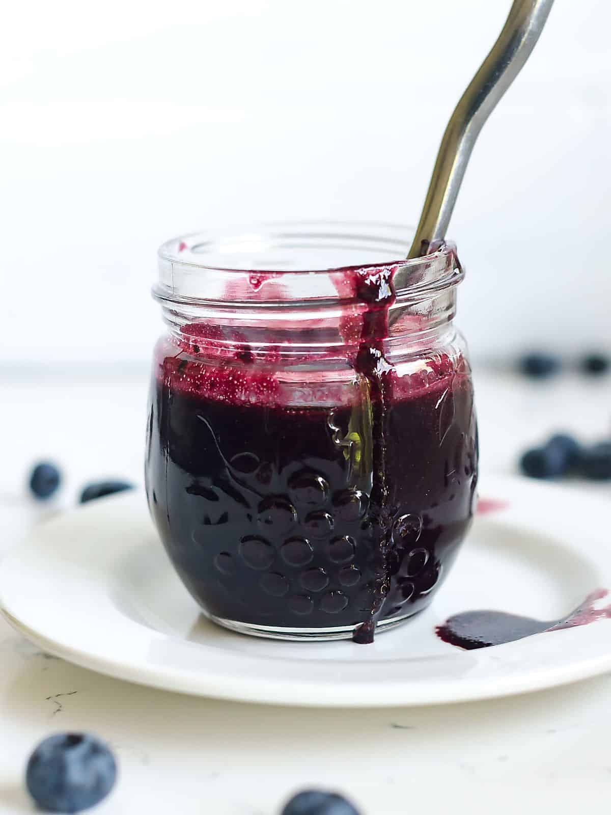 Blueberry Balsamic Vinaigrette Recipe ~ Easy Homemade Dressing only 3 ...