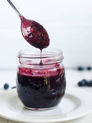 Blueberry Balsamic Vinaigrette Recipe | Art From My Table