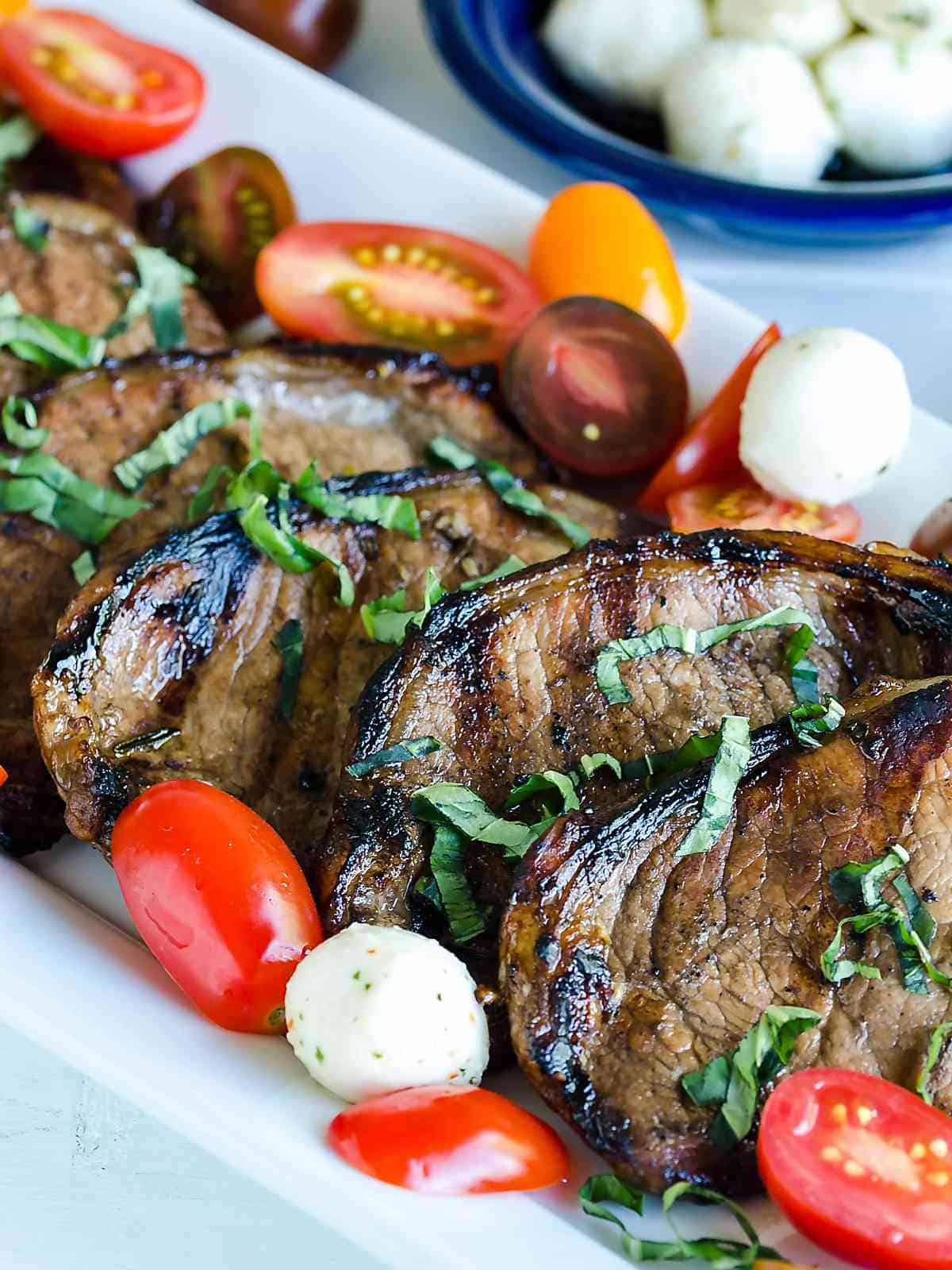 grilled boneless pork chops with balsamic