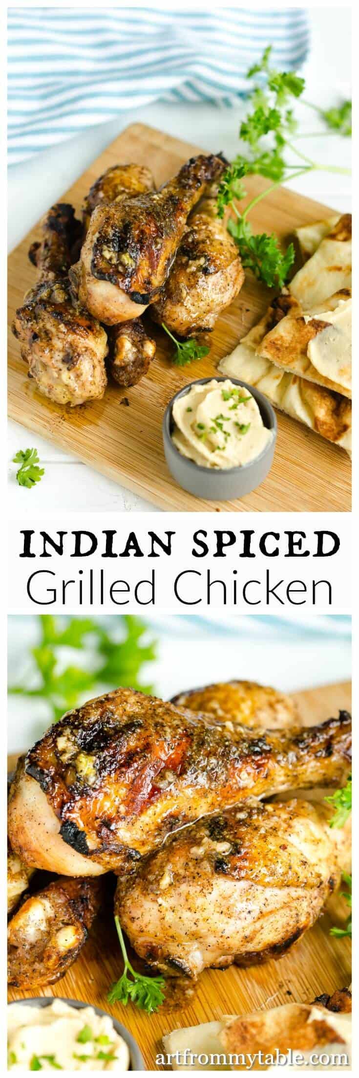 Indian Spiced Grilled Chicken ~ The answer To Boring Chicken