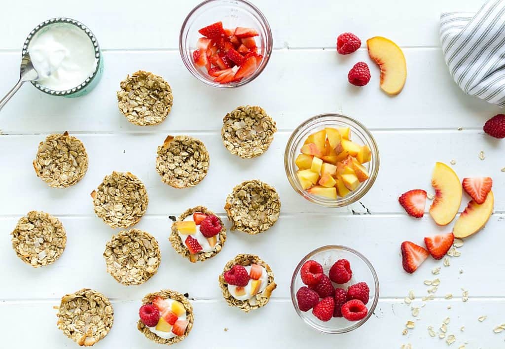 Coconut Granola Fruit Cups | Art From My Table