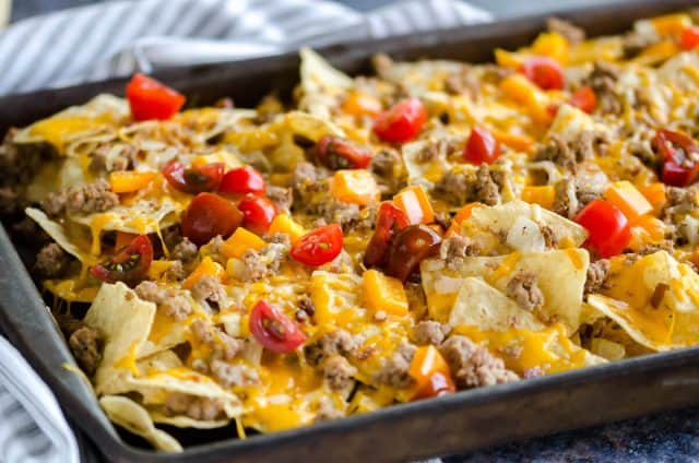 Ground Turkey Nachos Recipe - Art From My Table