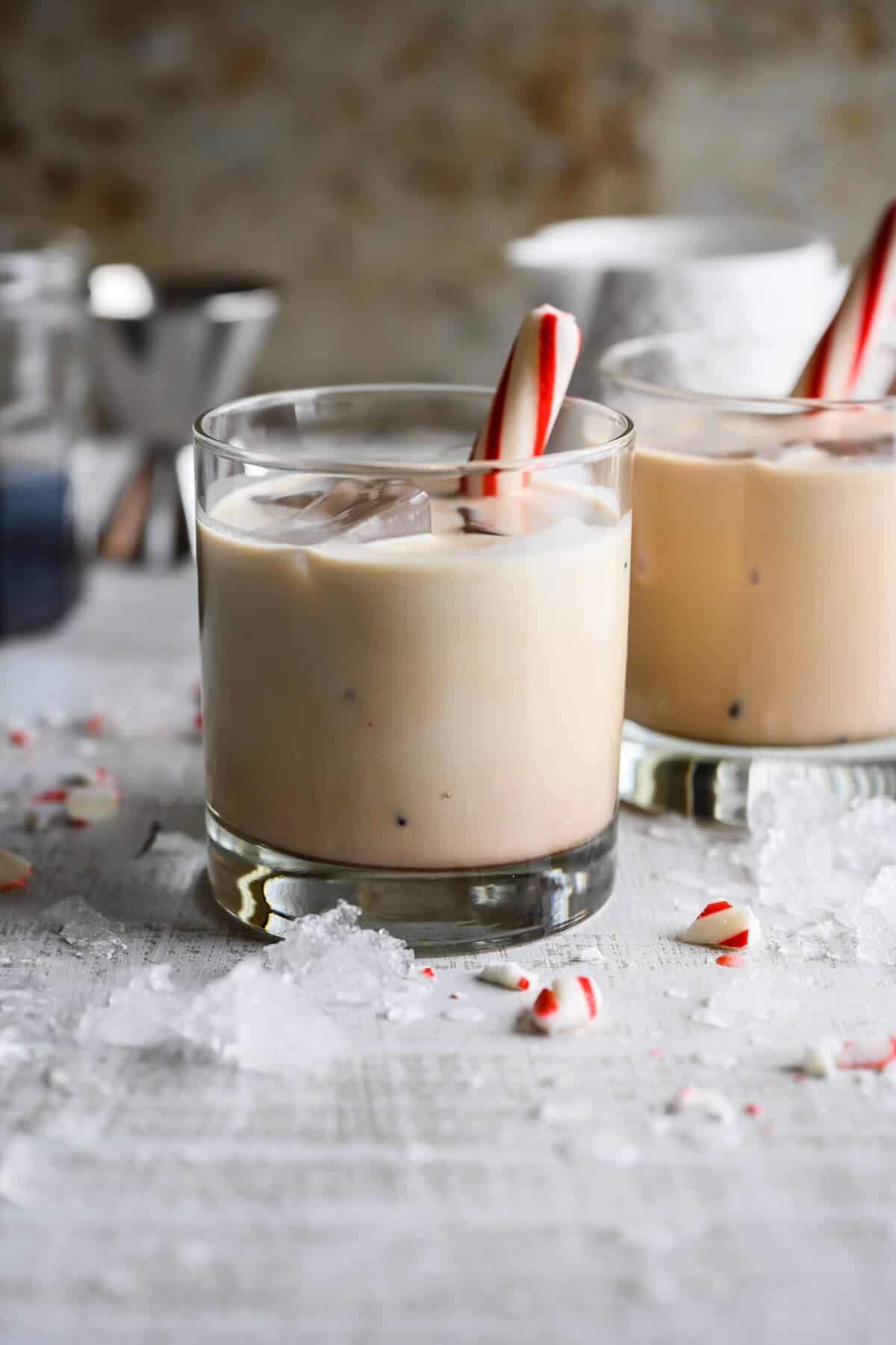 Peppermint White Russian Mocktail - Art From My Table