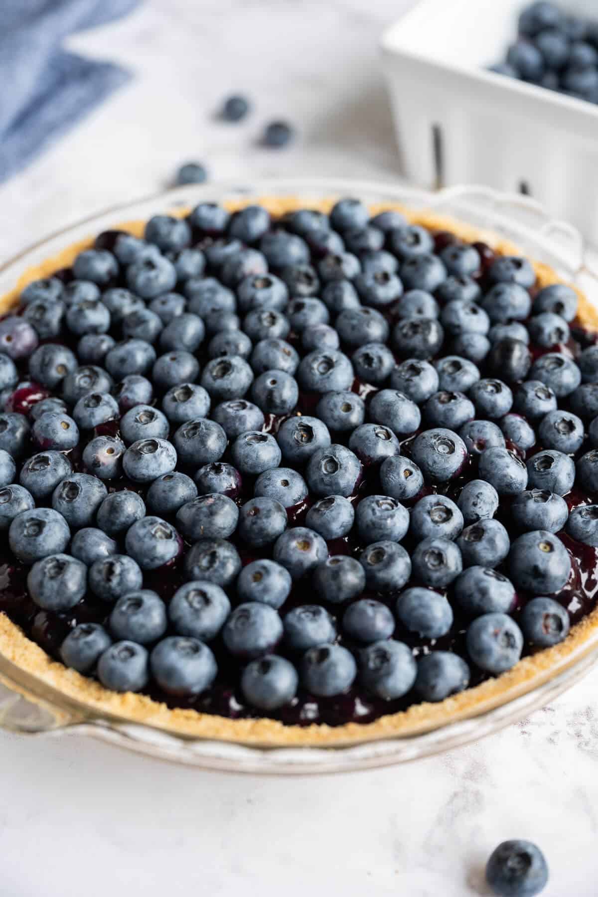 Fresh Blueberry Pie - Art From My Table