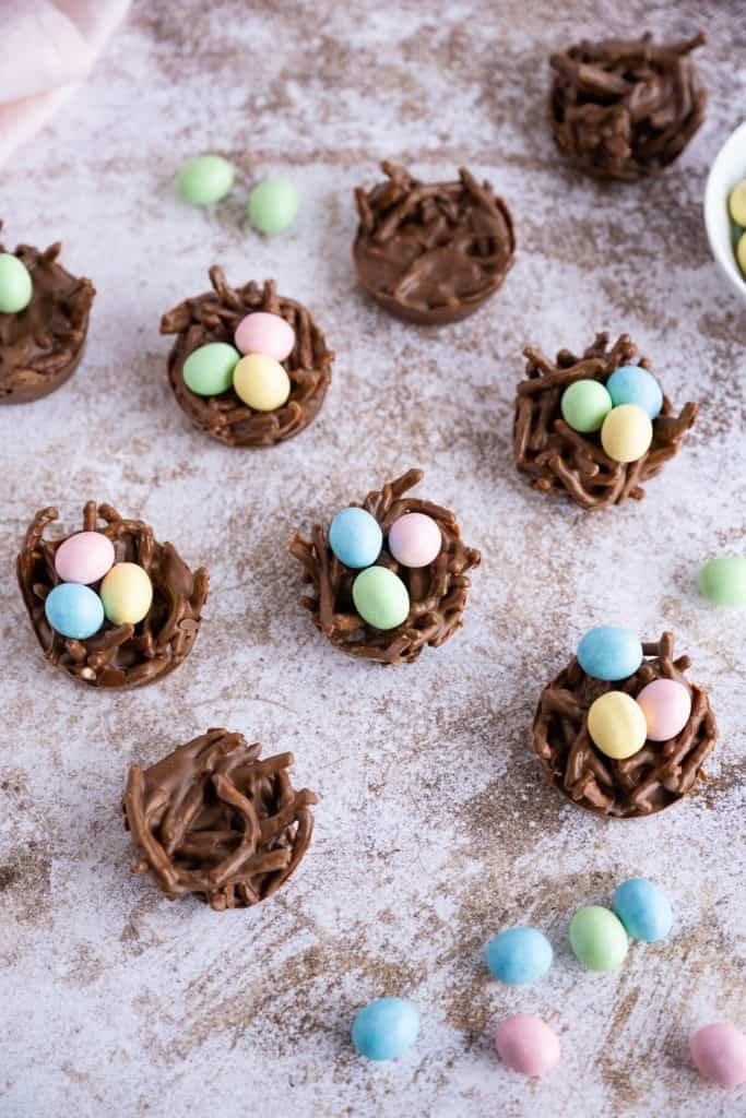 Bird Nest Cookies: No Bake - Art From My Table