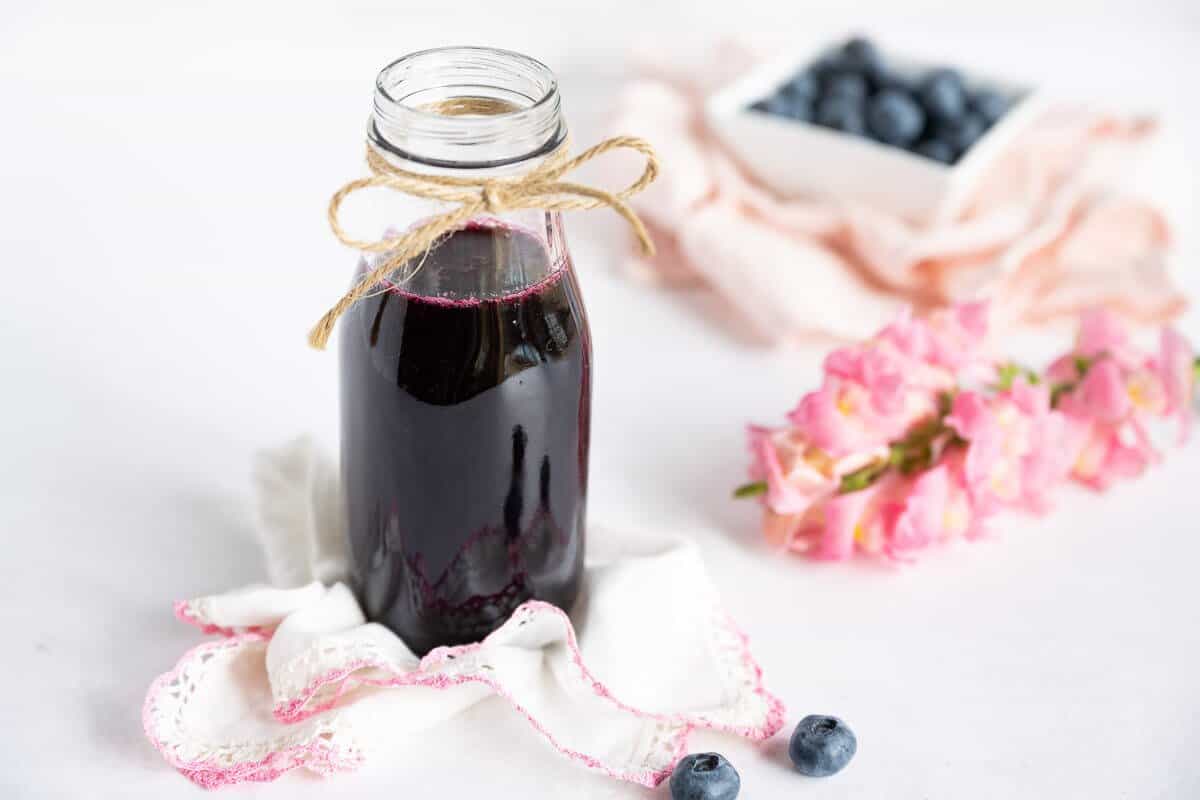 Blueberry Simple Syrup - Art From My Table